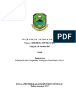 SBD Pengadaan Barang Pelelangan Sederhana Pascakualifikasi Satu Sampul Sistem Gugur Kontrak Lumpsum E-Proc (Terbaru)