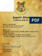 Hogwarts School: of Witchcraft and Wizardry