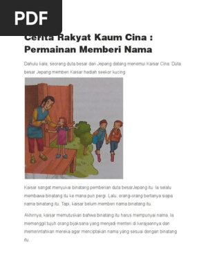 Cerita Rakyat Kaum Cina Pdf