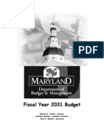 Fiscal Year 2031 Budget Document