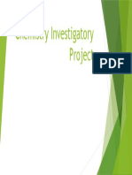 Chemistry Investigatory Project