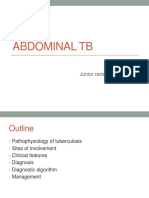 Abdominal TB: A.Kirit Junior Resident Surgery Aiims
