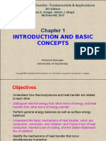 Introduction and Basic Concepts: Heat and Mass Transfer: Fundamentals & Applications