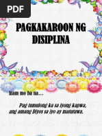 Pagkakaroon NG Disiplina