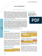 How Do I Diagnose Headache?: P Aper