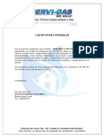 Certificado Laboral Tecnico