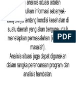 Tujuan Analisis Situasi Adalah Mengumpulkan Informasi Sebanyak-Banyaknya Tentang