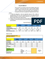 TALLER SOBRE CIF Costos