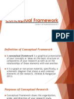 Conceptual Framework: Lesson 9 of Practical Research 2