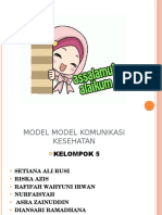 MODEL MODEL KOMUNIKASI KESEHATAN - PPTX Baru