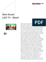Philips 43PUT6002 43" 4K Ultra Slim Smart LED TV - Black
