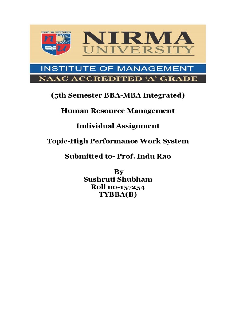 High Performance Work System at Wipro | PDF | Performance Appraisal ...