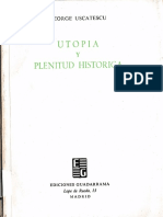 Utopía y Plenitud Histórica - George Uscatescu