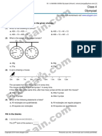 Class 4 Olympiad: Choose Correct Answer(s) From The Given Choices