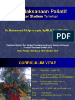 Penatalaksanaan Paliatif Kanker Stadium Terminal (Dr. M. Ali, SPPD, K-Psi)