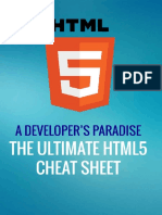 HTML5 Cheat Sheet PDF