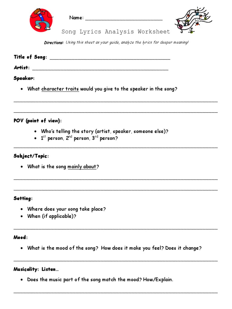 Song Lyrics Analysis 1 Cognitive Science Psychology