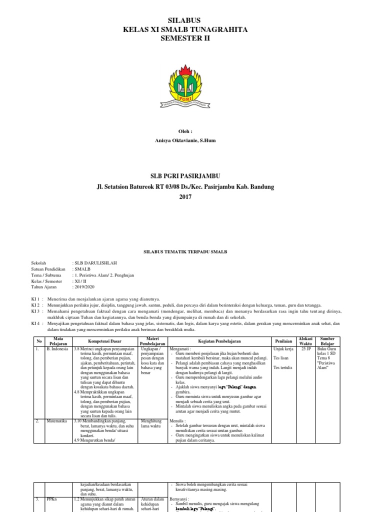 Silabus 2 Icha