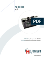 Harvard Apparatus, PHD 4400 Syringe Pump User Manual