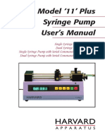 Harvard Apparatus, Model 11 Plus Syringe Pump User Manual.pdf