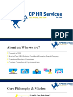 CPHR Background - Consulting