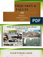 EARTHQUAKES AND FAULTS (Grade-8 Science)