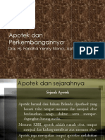 Apotek Dan Perkembangannya