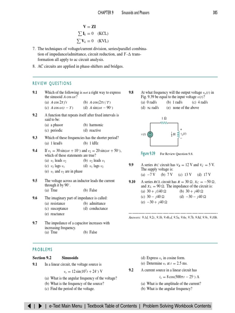 AC Circuit Analysis Techniques | PDF | Electrical Impedance | Series ...