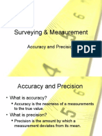 Surveying & Measurement: Accuracy and Precision