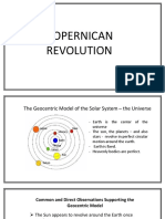 Copernican Revolution: The Helio-centric Model