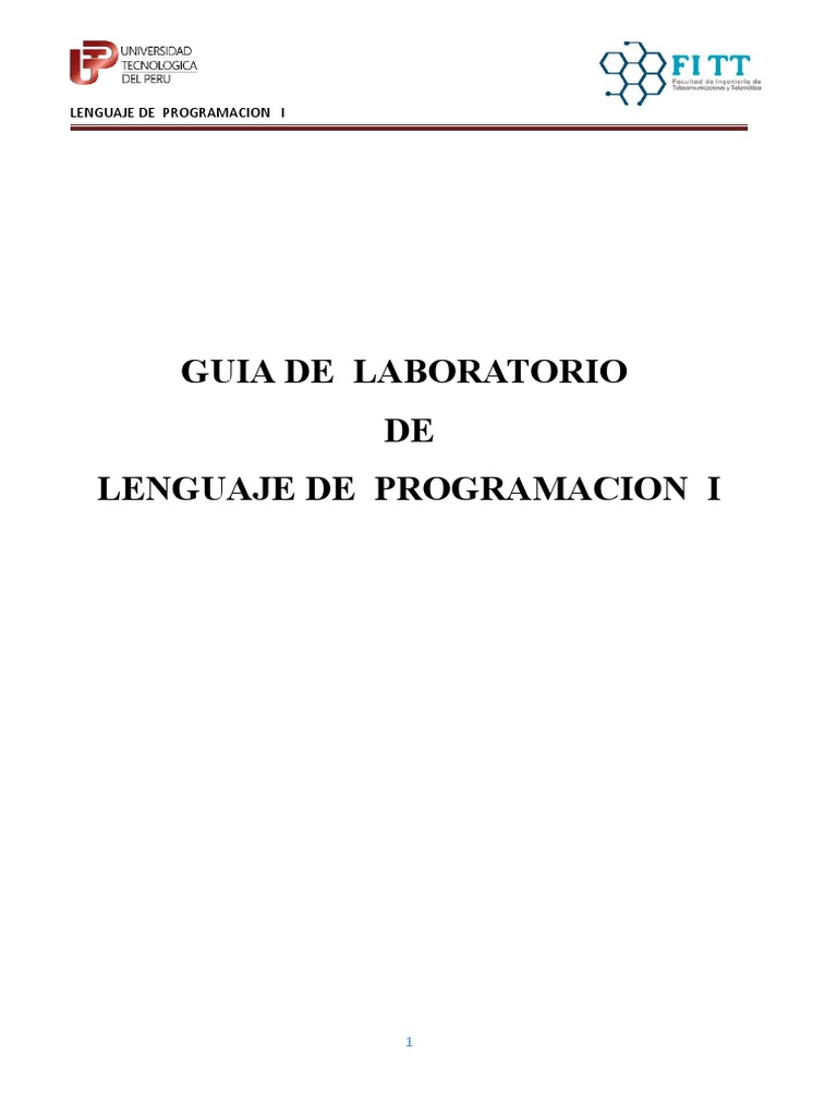 Introducción A Java Laboratorio I Pdf Programa De Computadora