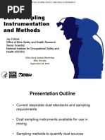 NIOSH Method 0600: Respirable Dust Analysis | PDF
