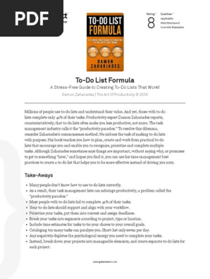 to do list