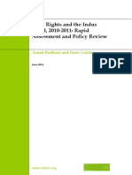 Land Rights and The Indus Flood, 2010-2011: Rapid Assessment and Policy Review