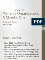 Case Study On Marian's Organization