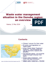 Waste Water Management Situation in The Danube Region: An Overview