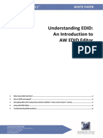 Understanding EDID: An Introduction To AW EDID Editor: White Paper