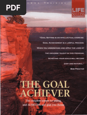 Bob Proctor The Goal Achiever Pdf