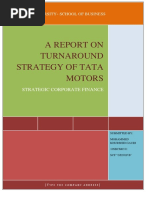 A Report On Turnaround Strategy of Tata Motors