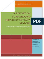 A Report On Turnaround Strategy of Tata Motors