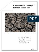 Causes of "Foundation Damage" Due To Black Cotton Soil