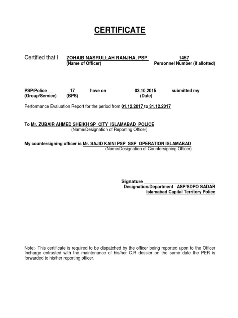 Certificate PDF Justice Crime Violence
