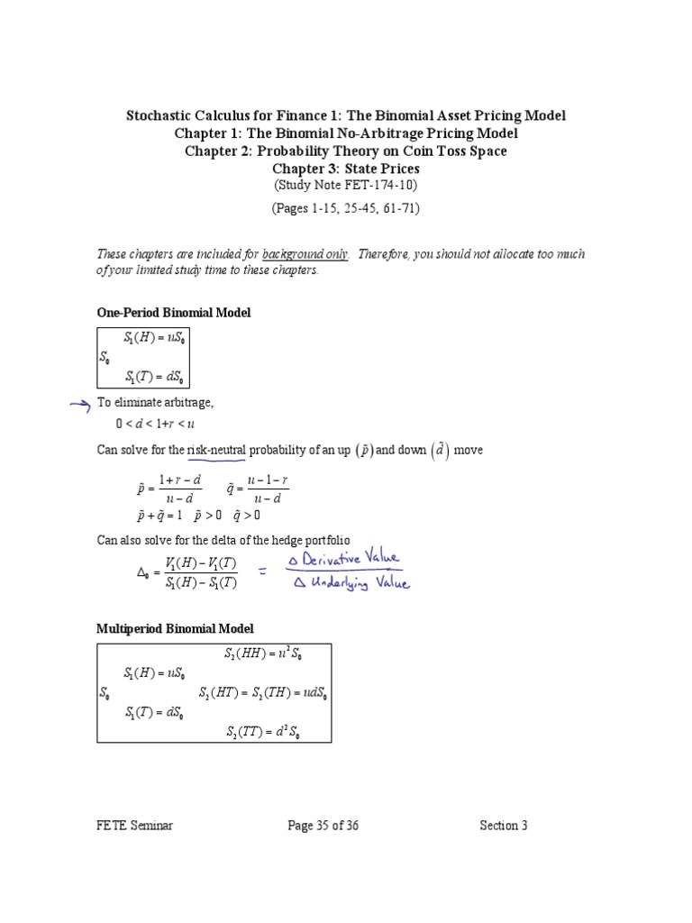 stochastic-calculus-for-finance-1-the-binomial-asset-pricing-model