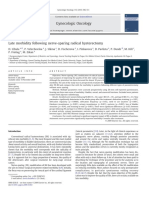 Late Morbidity Following Nerve Sparing Radical Hyster 2010 Gynecologic Oncol