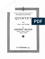 Ernst Bloch - Quintet No. 1 GENERAL SCORE