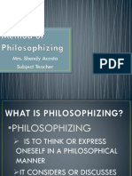 Method of Philosophizing