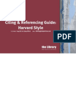 Citing & Referencing Guide: Harvard Style: +44 (0) 20 7594 8820 Library@imperial - Ac.uk