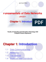 Fundamentals of Data Networks Chapter 1 Introduction
