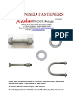 Galvanised Fasteners: Md@roshanimpex - in WWW - Roshanimpex.in