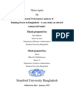 “Financial Performance analysis of Banking Sector in Bangladesh - A case study on selected commercial banks”